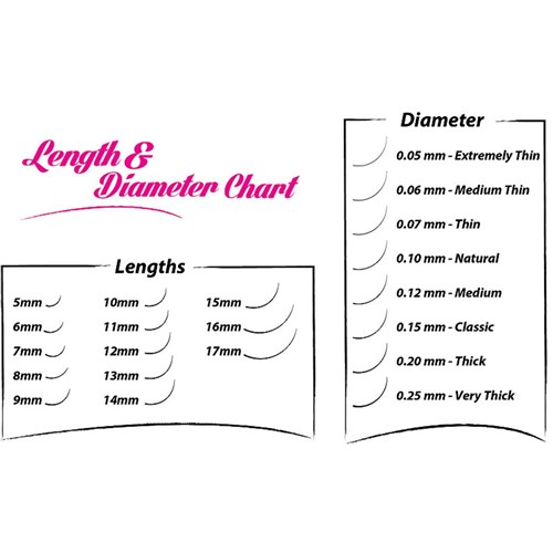 J-Curl Lashes (Tub) 0.20mm x 13mm (LS)